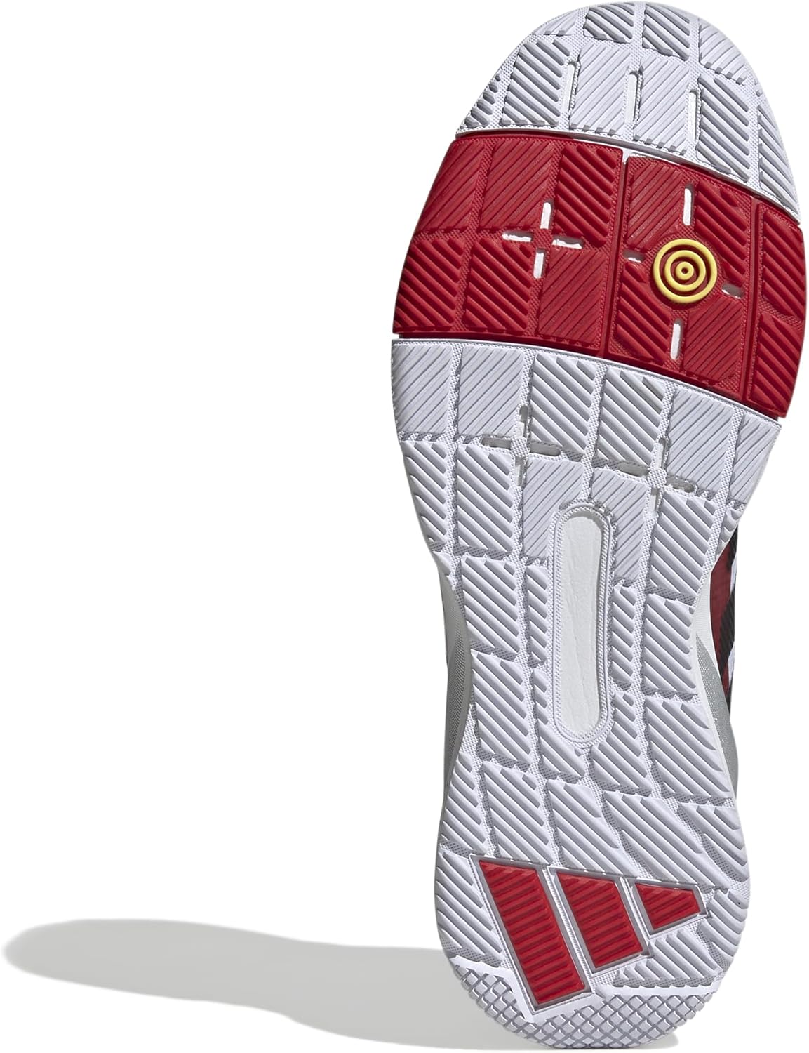 Мужские кроссовки Adidas Crazyquick Lightstrike для паддл-тенниса, белый/черный/красный — фото 3