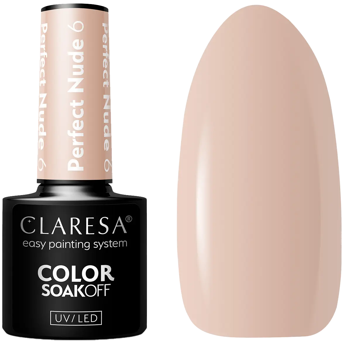 

Гибридный лак для ногтей 6 Claresa Perfect Nude, 5 гр