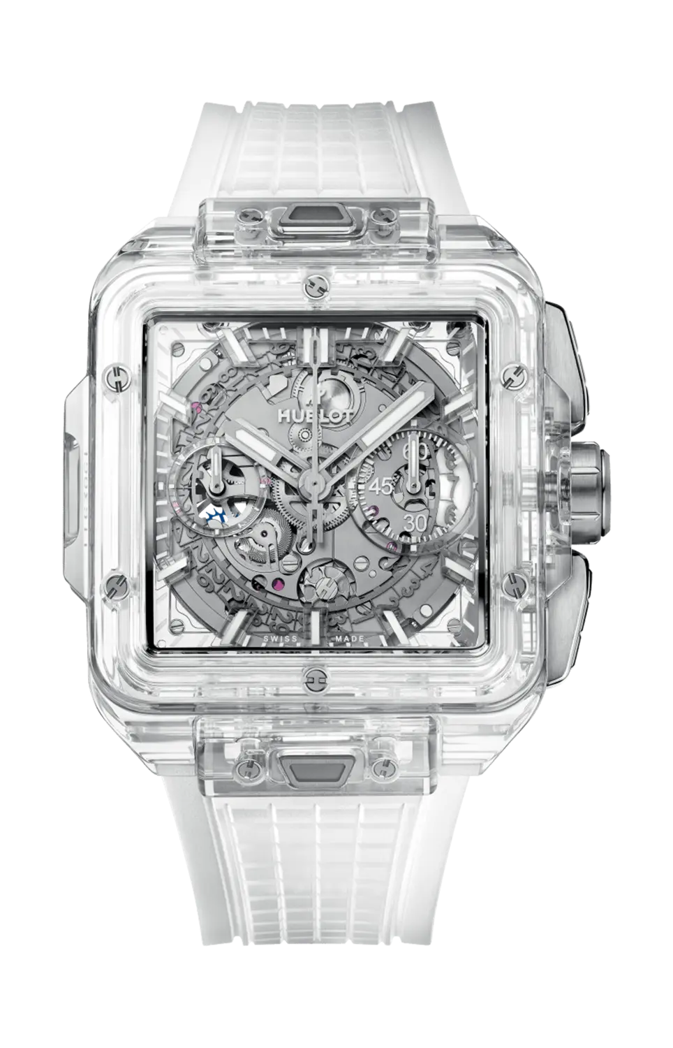 

Часы square bang unico sapphire 42 мм Hublot