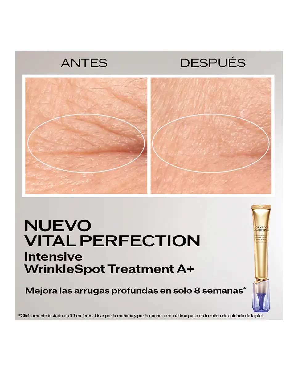 Сыворотка Shiseido — Интенсивное средство против морщин Vital Perfection Wrinklespot Treatment A+, 20 мл — фото 2