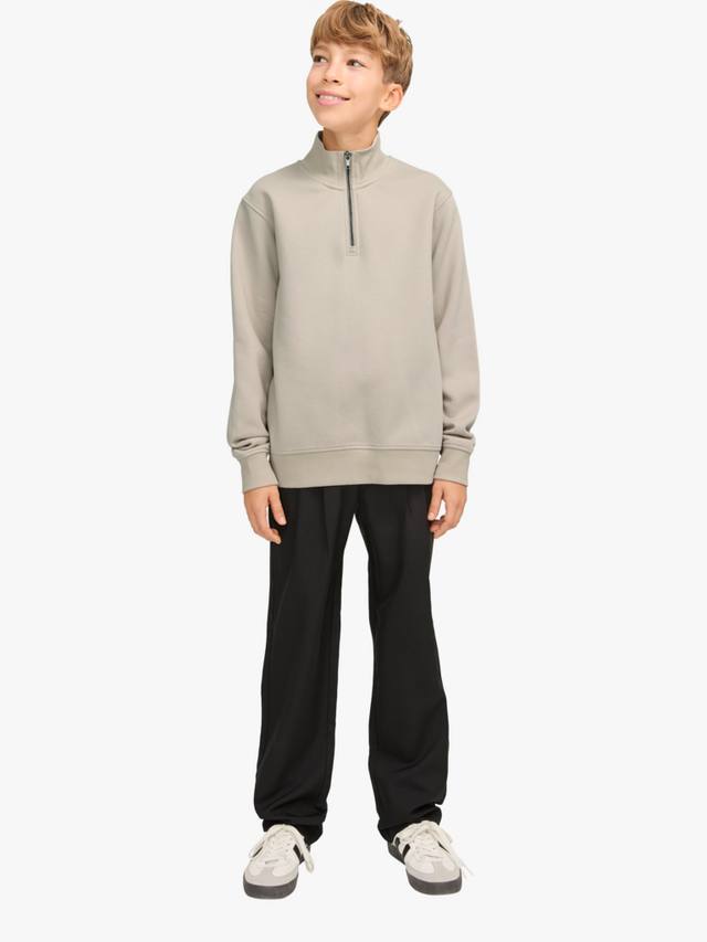 

Детский полу-зип Bradley из хлопковой смеси Jack & Jones, Moonbeam