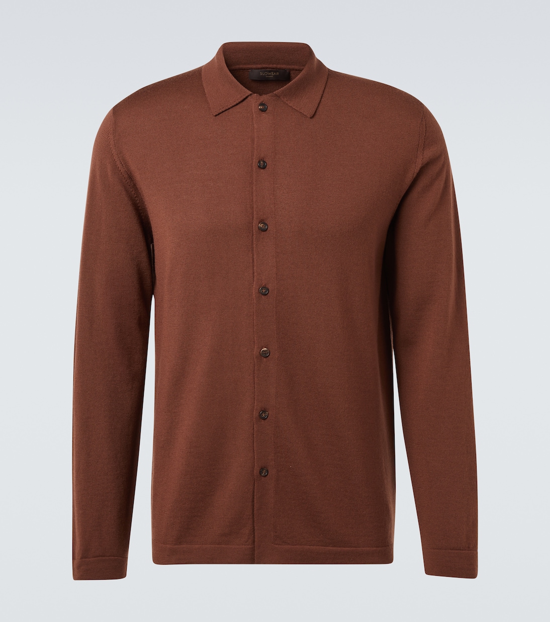

Рубашка из чистой шерсти Slowear, Marroncino