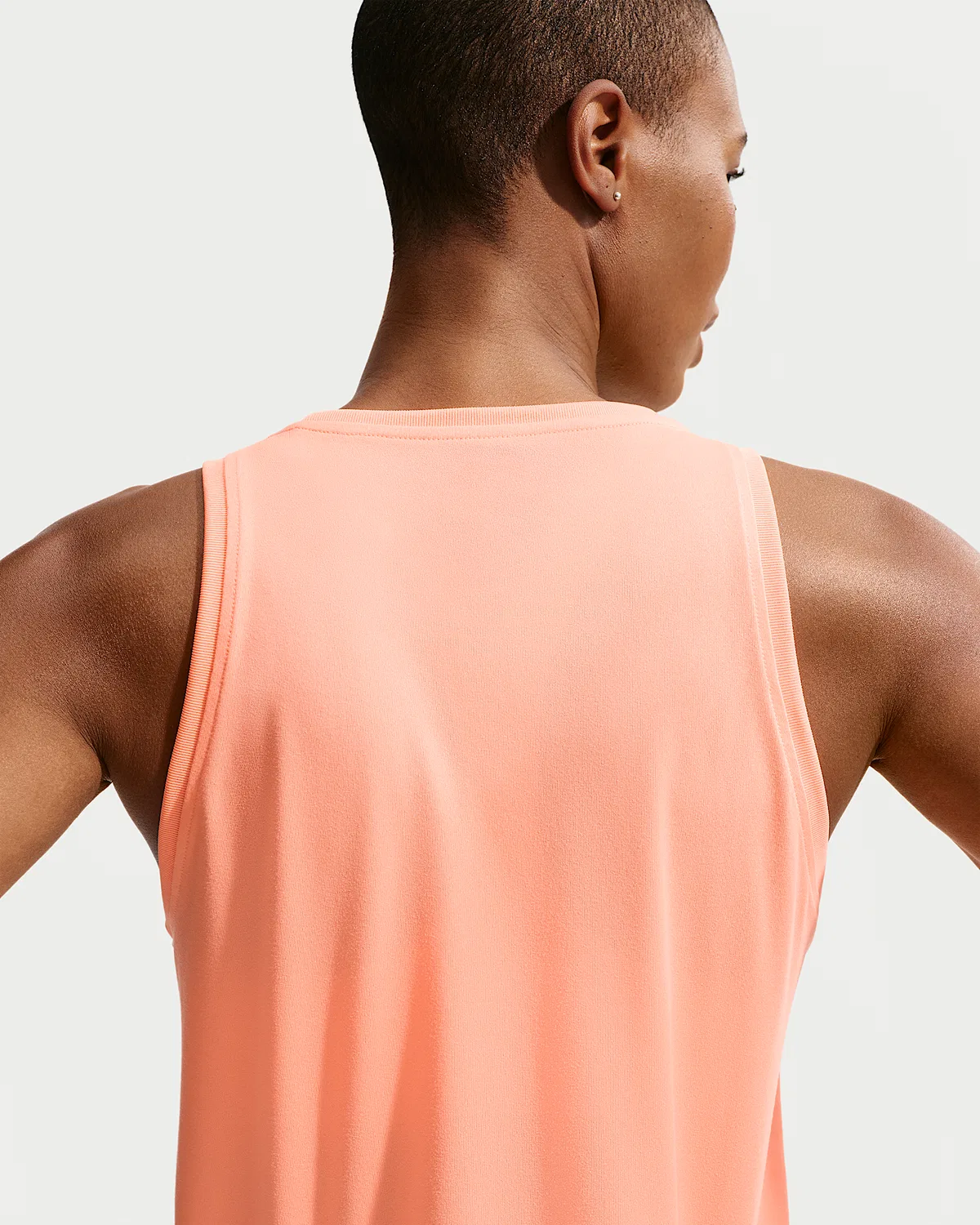 Женский тренировочный топ Nike Dri-FIT, Orange Pulse/White — фото 2