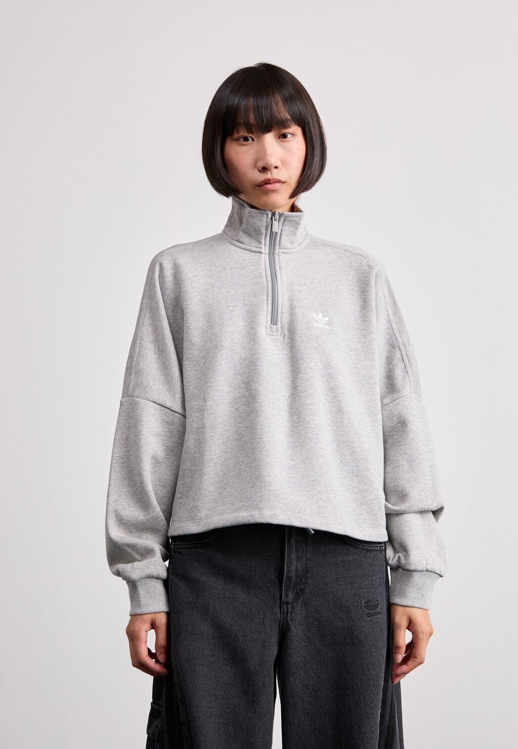 

Толстовка HALF ZIP adidas, серый