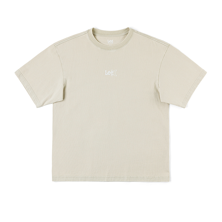 

Футболка Unisex Crew Neck тонкая Lee, серый зеленый