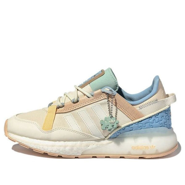 

Кроссовки оригинальные унисекс zx 2k boost pure низкие беговые кроссовки Adidas, желтый