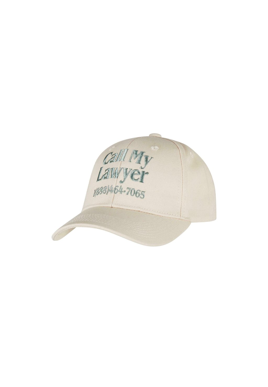 

Бейсболка CALL MY LAWYER 6-PANEL Market, белый