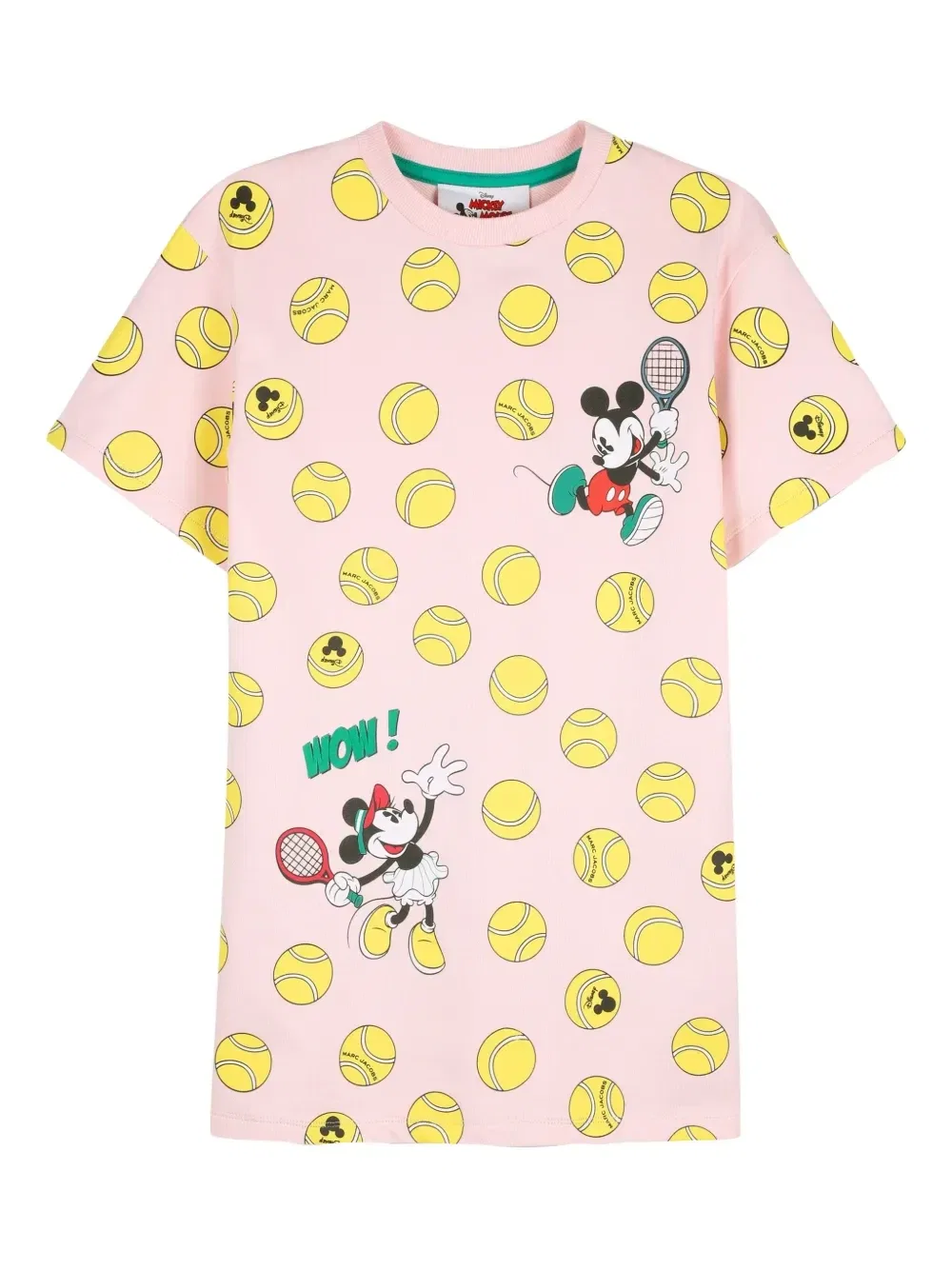 Платье с короткими рукавами из коллаборации с Disney Marc Jacobs Kids, розовый