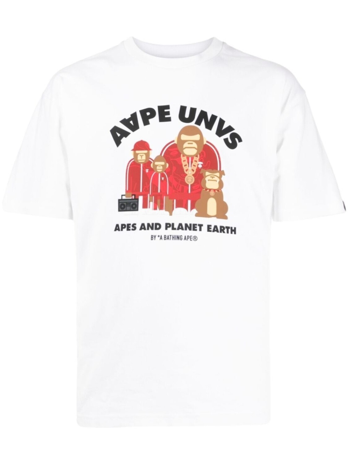 

Футболка с логотипом AAPE BY *A BATHING APE, белый