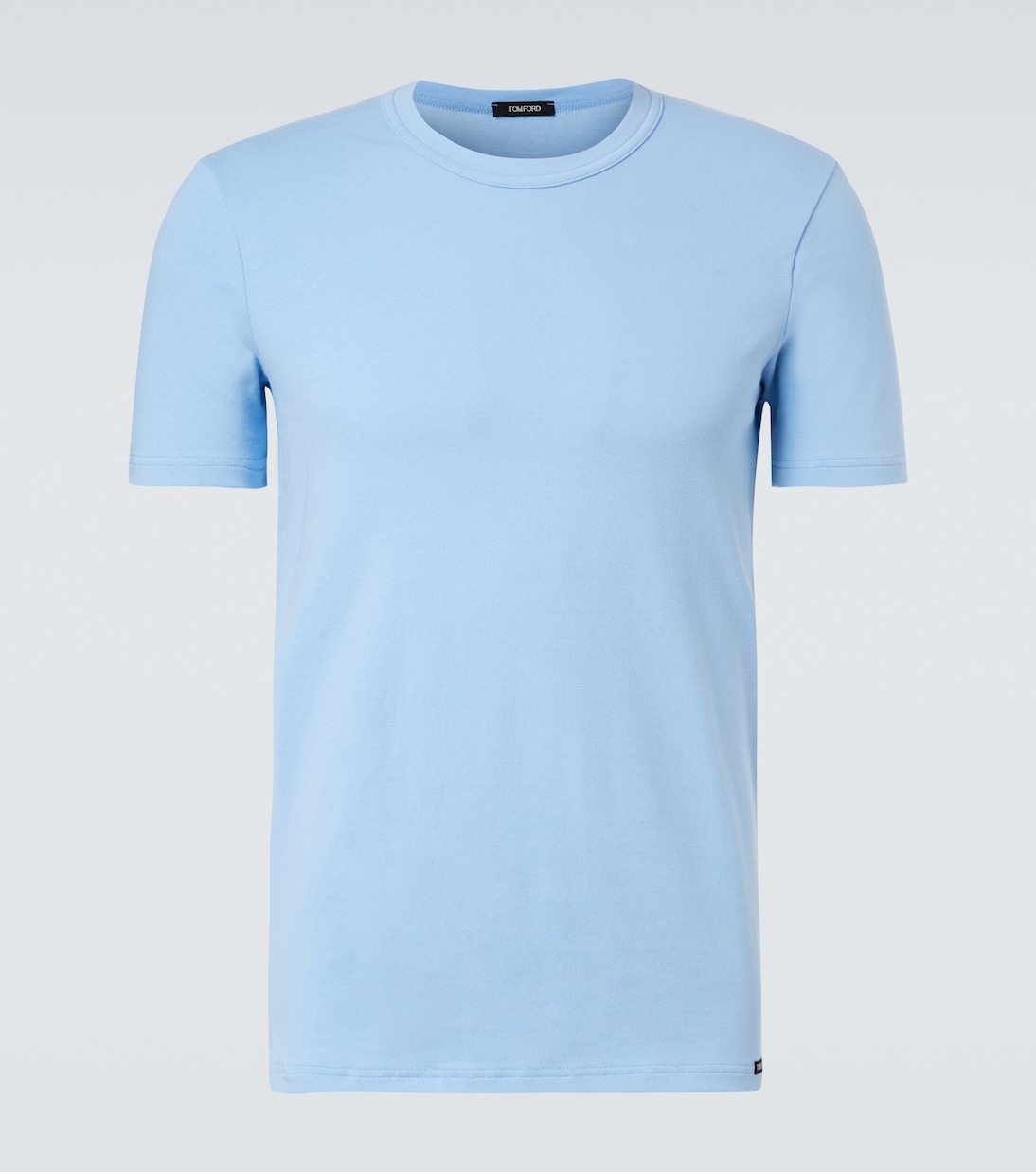 

Футболка из хлопкового джерси Tom Ford, Sky Blue