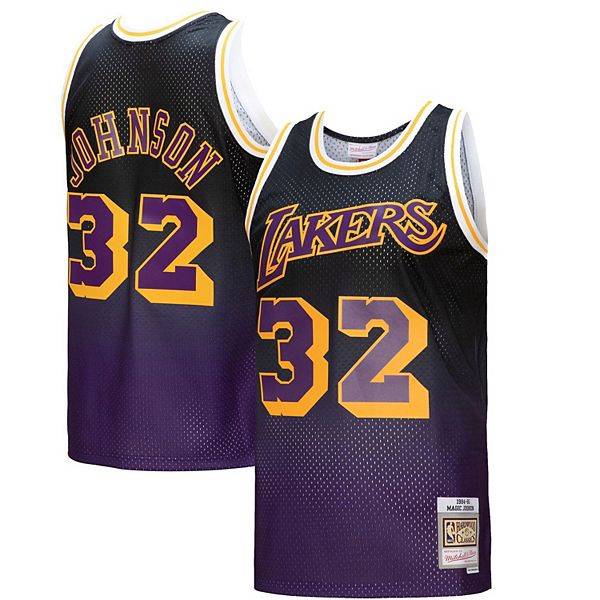 

Майка Los Angeles Lakers 1984/85 Hardwood Classics Fadeaway Swingman Magic Johnson Mitchell & Ness