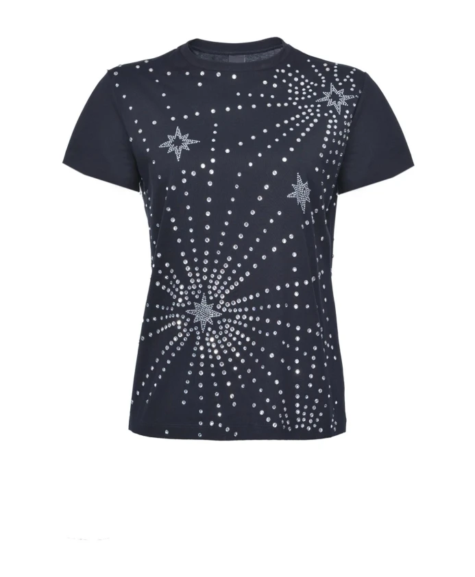 

Футболка-Джерси для стильного образа Pinko, черный