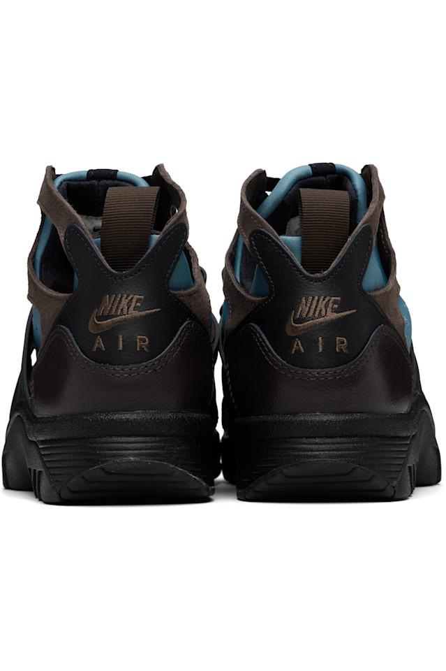 Nike Черно-Коричневые кроссовки Air Huarache — фото 2