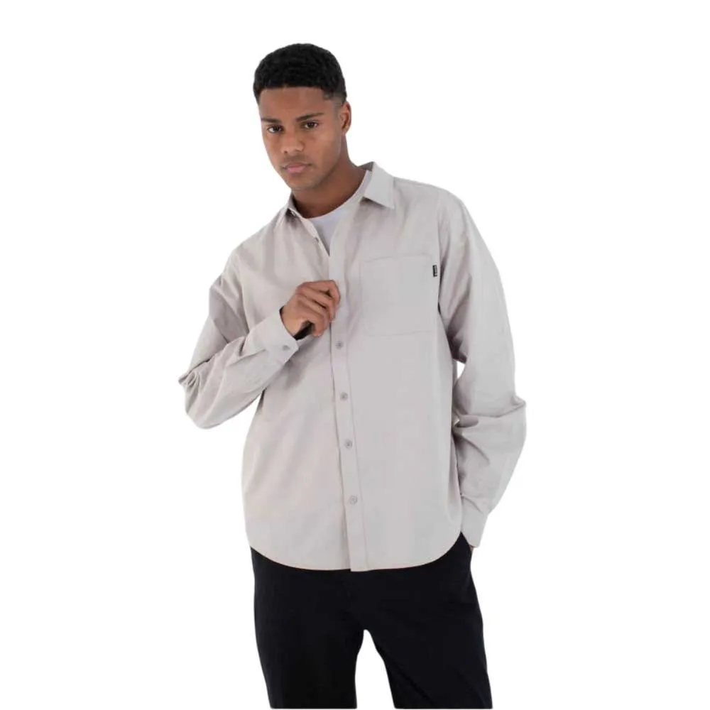 

Рубашка с длинным рукавом Hurley Staple Twill, серый