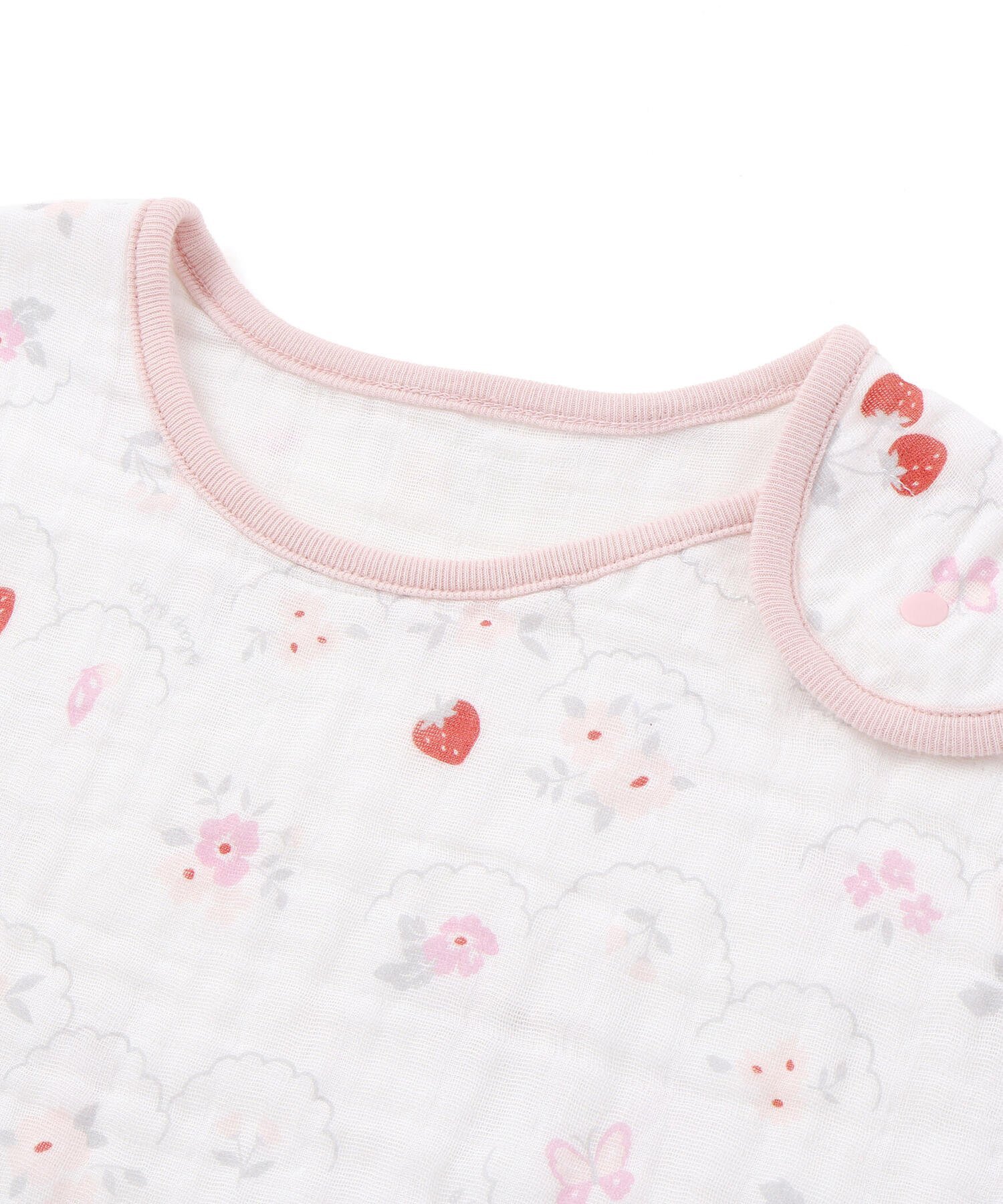 Комбинезон из марли с принтом для малыша SLAP SLIP BABY, Pink — фото 4