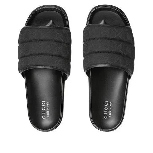 Шлепанцы Gucci 26 Slide 'Black' — фото 3