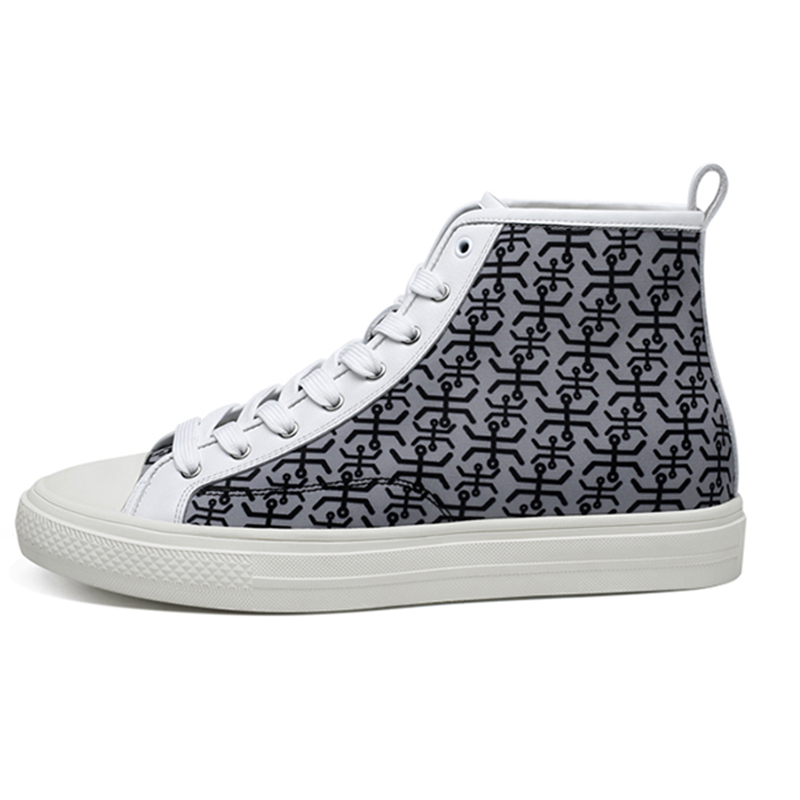 

Кеды Lightweight Balance High Top Canvas Shoes Men's Gray He Jinchang, серый