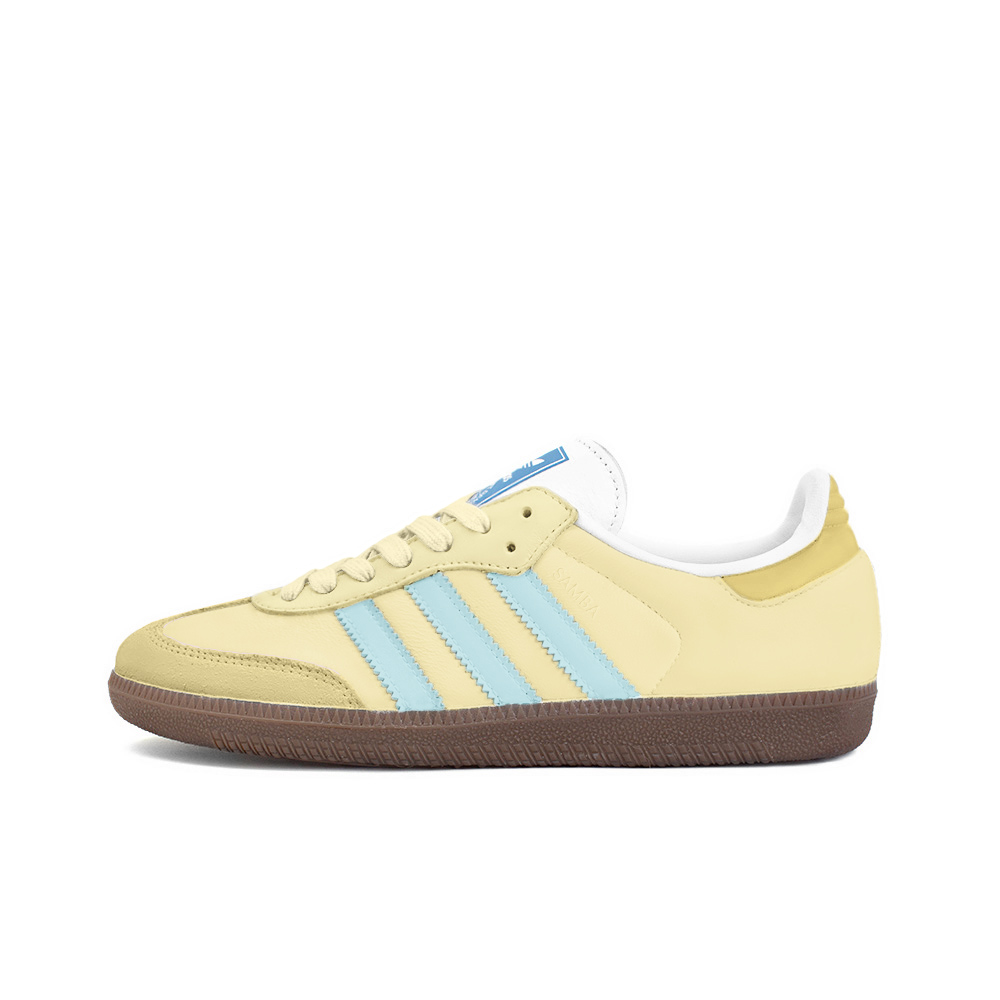 

Adidas Originals Самба OG противоскользящие, износостойкие, легкие низкие скейтерские кроссовки унисекс желтые, цвет Yellow