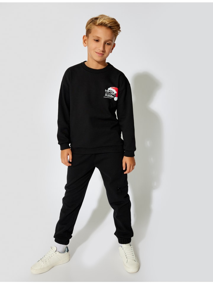 

KOTON Черные спортивные штаны