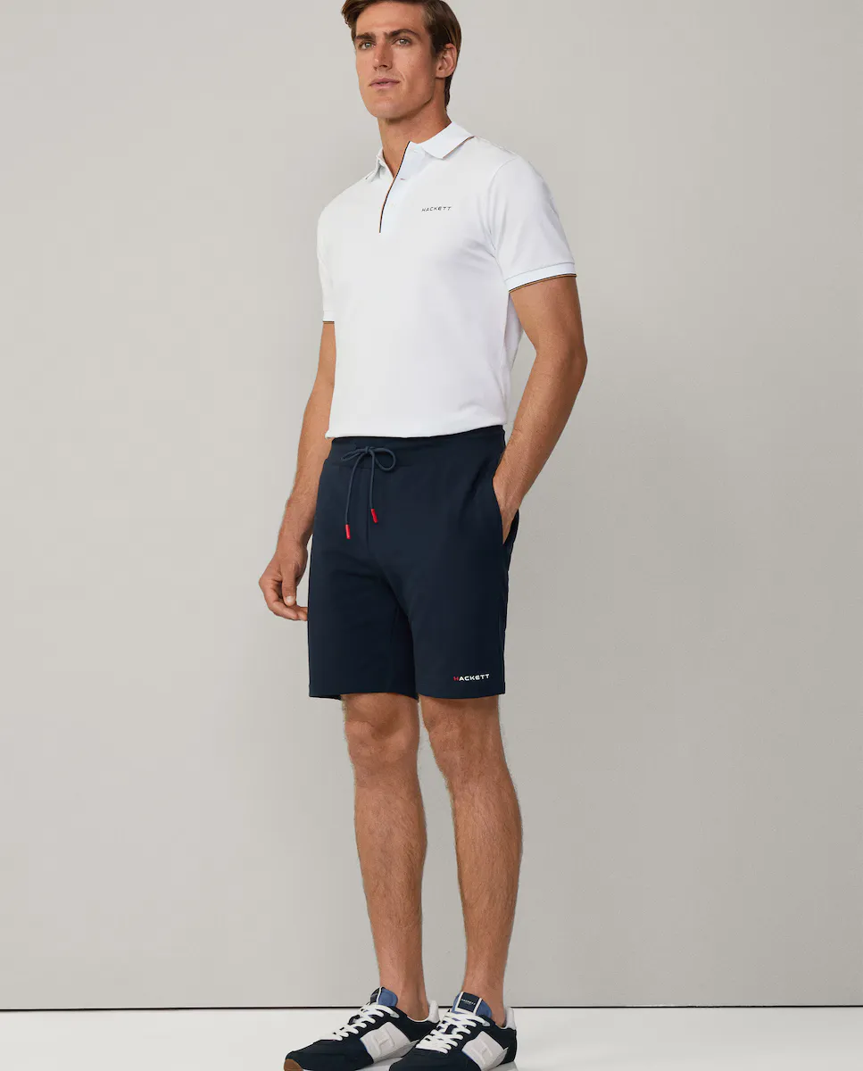 

Мужские шорты-джоггеры Hackett Sport классического кроя, темно-синий