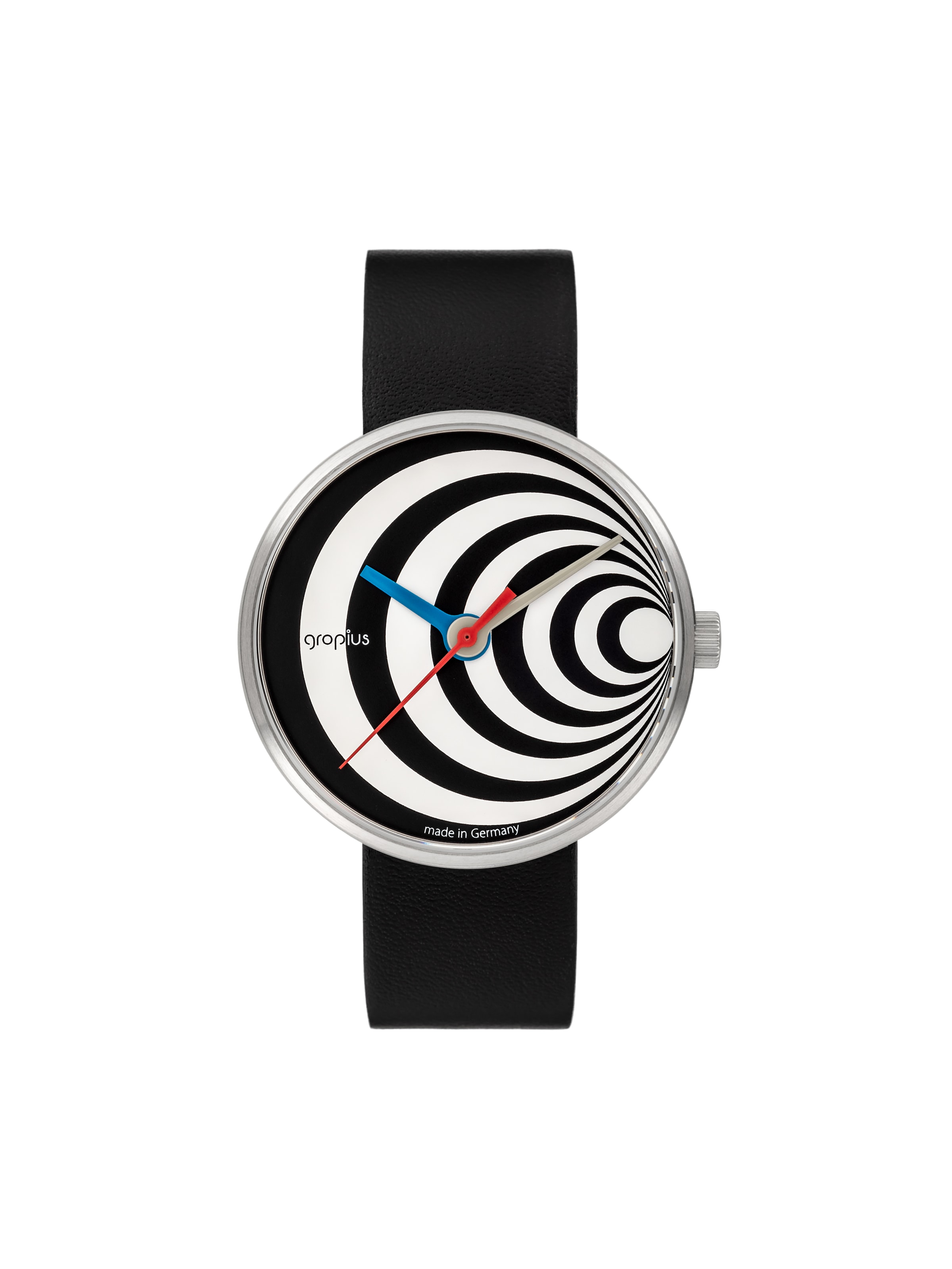 

WALTER GROPIUS Часы Analog 'EXCENTRIC' в черном цвете