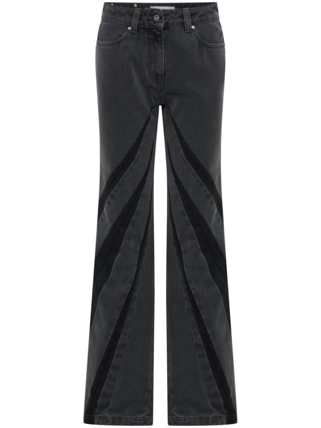 

Джинсы bootcut Darted Dion Lee, черный
