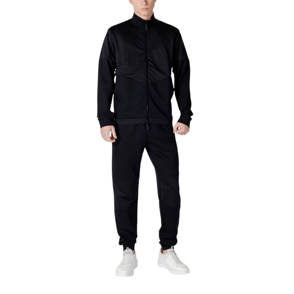 

Черный хлопковый спортивный костюм Armani Ea7 Emporio
