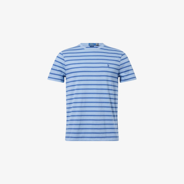 

Футболка Polo Ralph Lauren Custom облегающего кроя полосатая хлопковая, мультиколор
