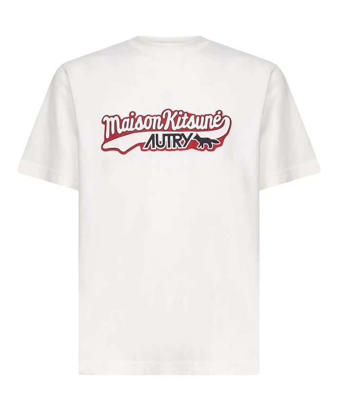 

Белые футболки и поло с изображением лисы. Autry, белый