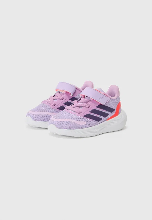 Кроссовки для бега по шоссе Runfalcon 5 Adidas Performance, пудрово-сливовый/аврора-сливовый/ярко-красный — фото 2