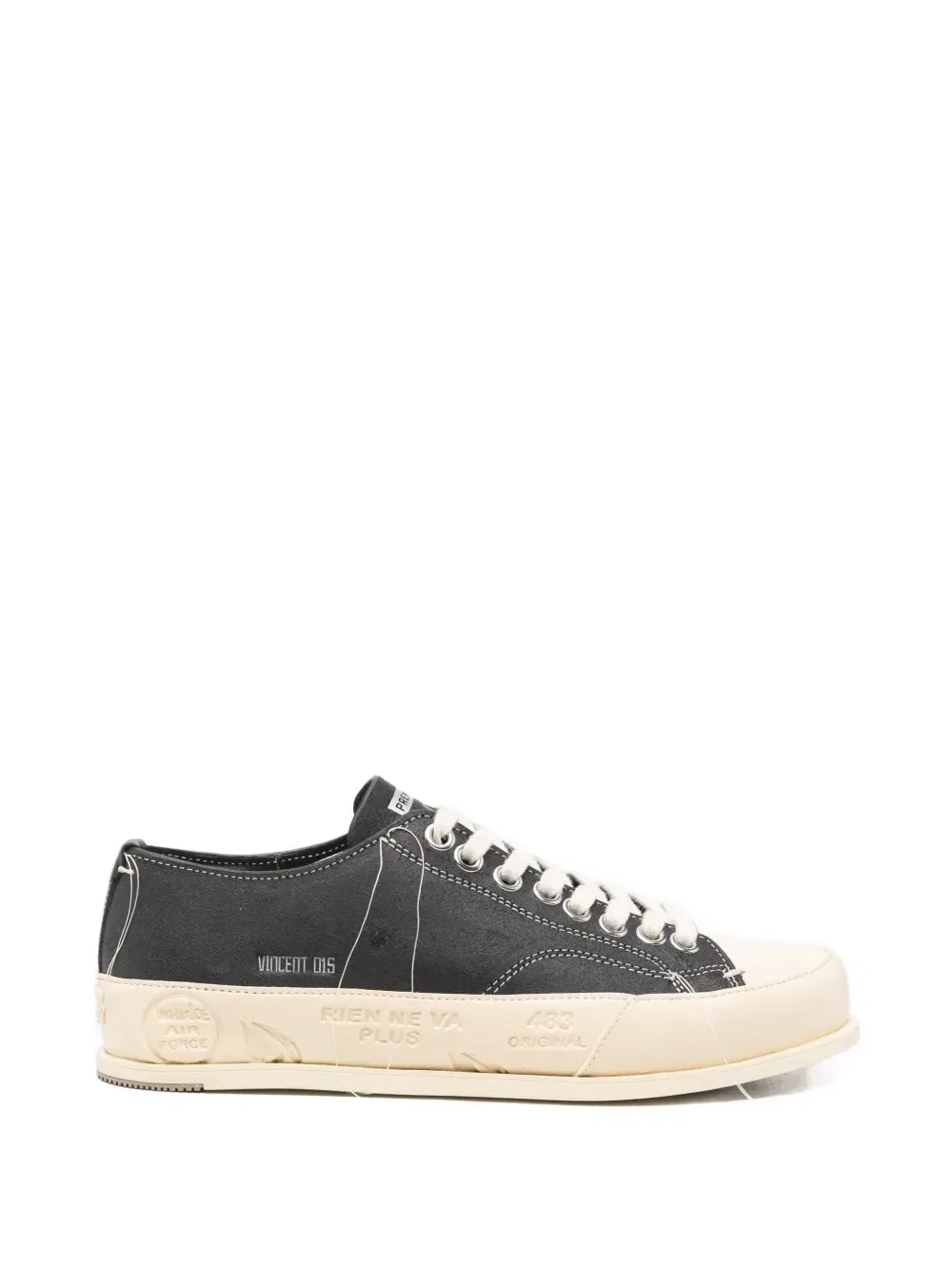 Кроссовки с логотипом 015 от Vince Premiata, черный