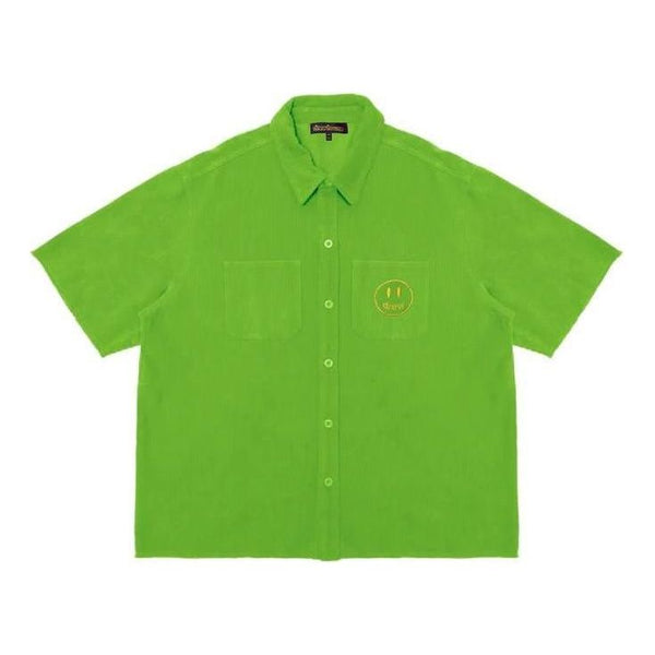 

Рубашка corduroy shirt 'light green' Drew House, зеленый