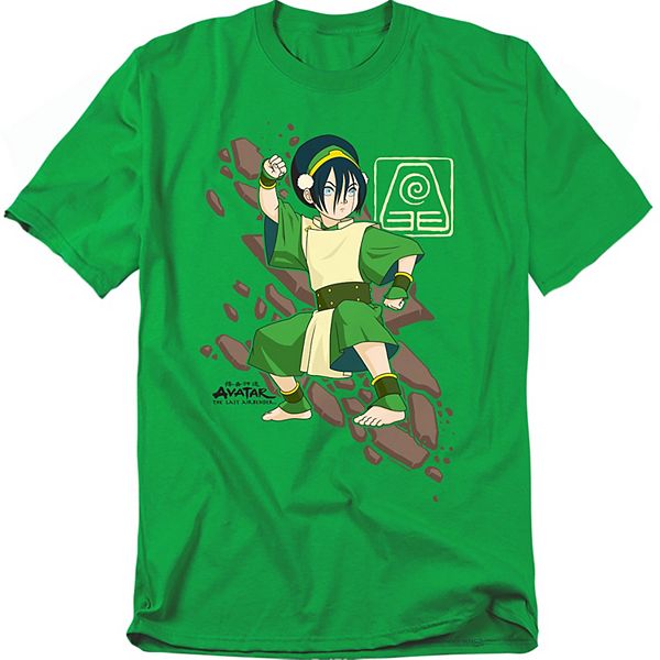 

Футболка Big & Tall с принтом Toph Rock Slide из Avatar The Last Airbender Licensed Character