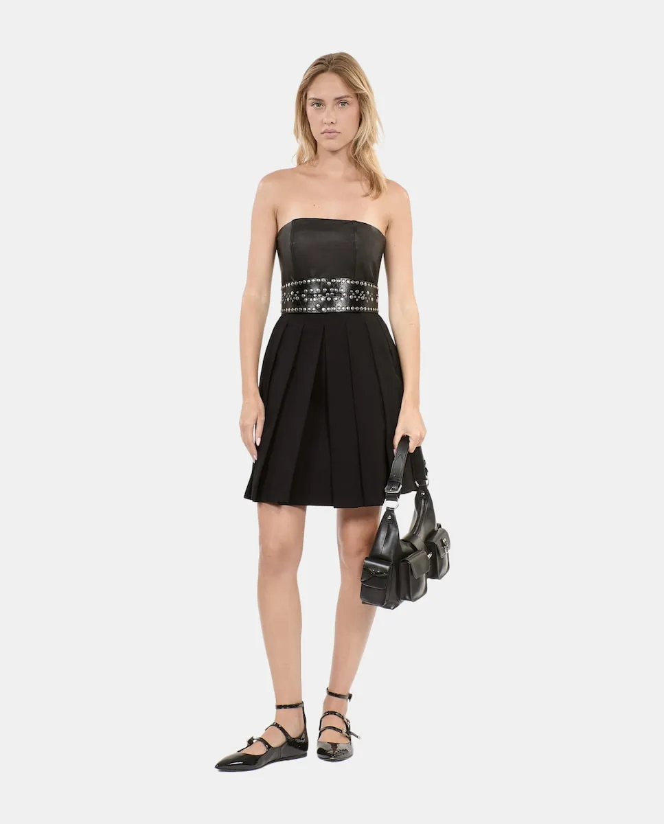 

Платье с коротким лифом The Kooples, черный