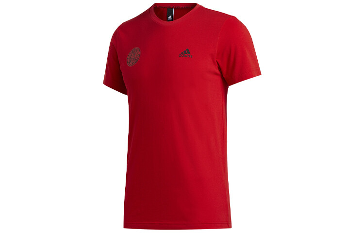 

Футболка мужская алая Adidas, цвет Scarlet