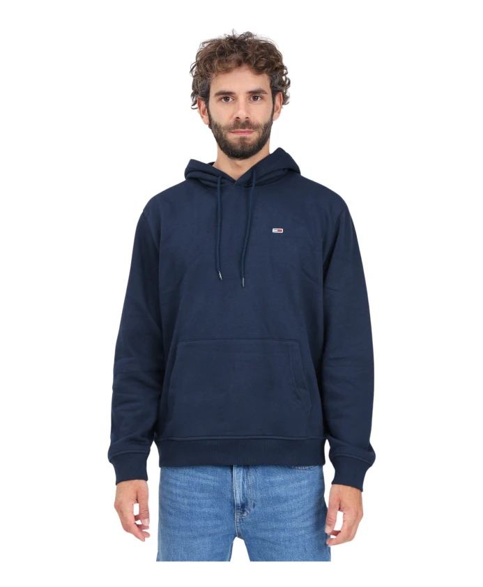 

Толстовка с вышивкой логотипа Tommy Jeans, синий