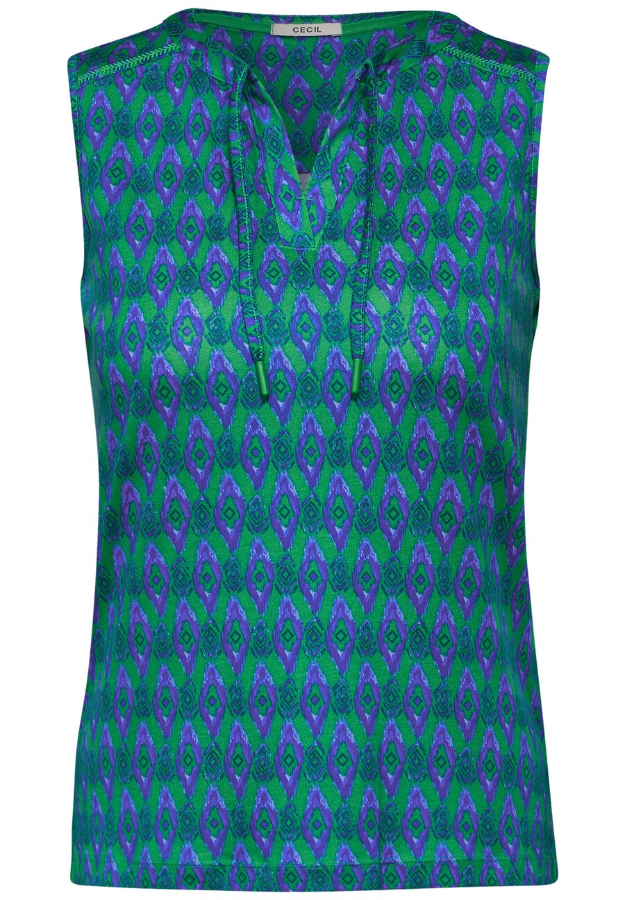 

Топ CECIL, цвет Indigo/Light green