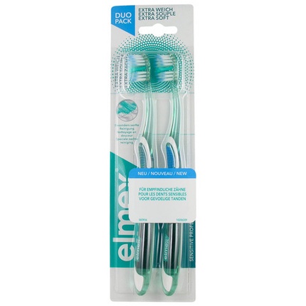 

Зубные щетки Elmex Sensitive Extra Soft - упаковка из 2 шт. Markenlos