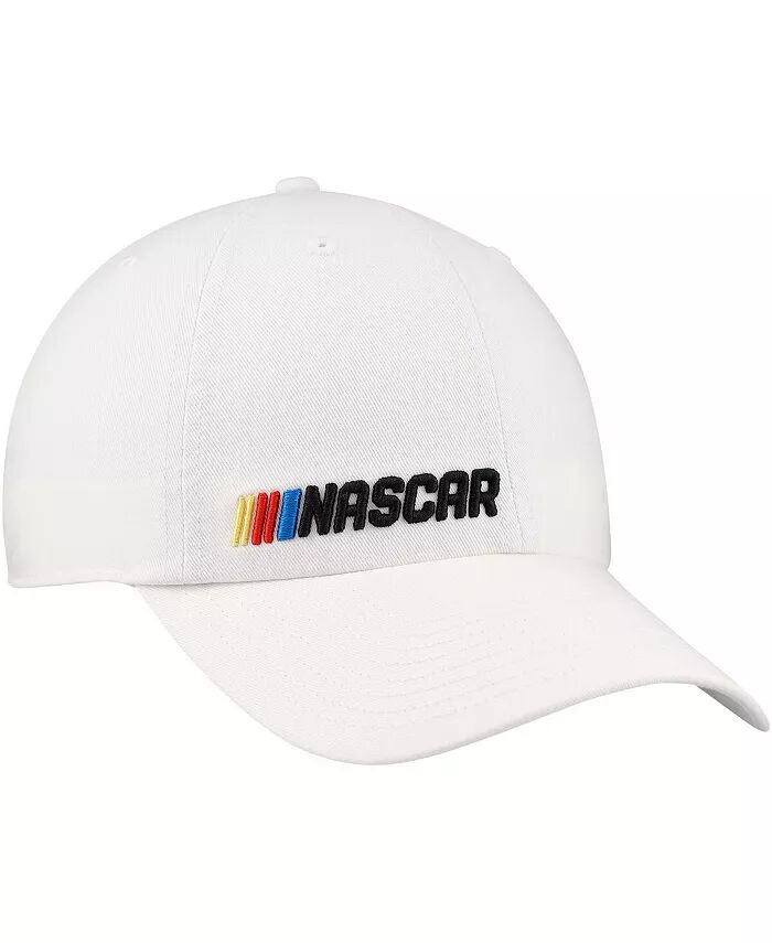 

Мужская белая кепка NASCAR Low Down Script Clean Up Adjustable '47 Brand