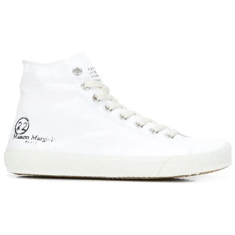 Женские кеды Tabi Canvas Low-top белого цвета Maison Margiela — фото 2