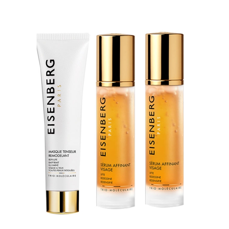 

EISENGERG V Face Slim Gold сыворотка для контурирования и подтяжки лица/маски для лица стабилизирующая сужающая поры 75мл+50мл