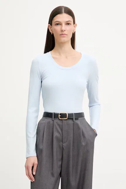 Лонгслив женский из модала Calvin Klein, синий