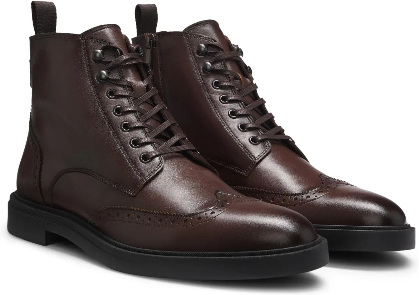 Ботильоны BOSS Men's Calev_halb_ltbrfb, Dark Brown — фото 3