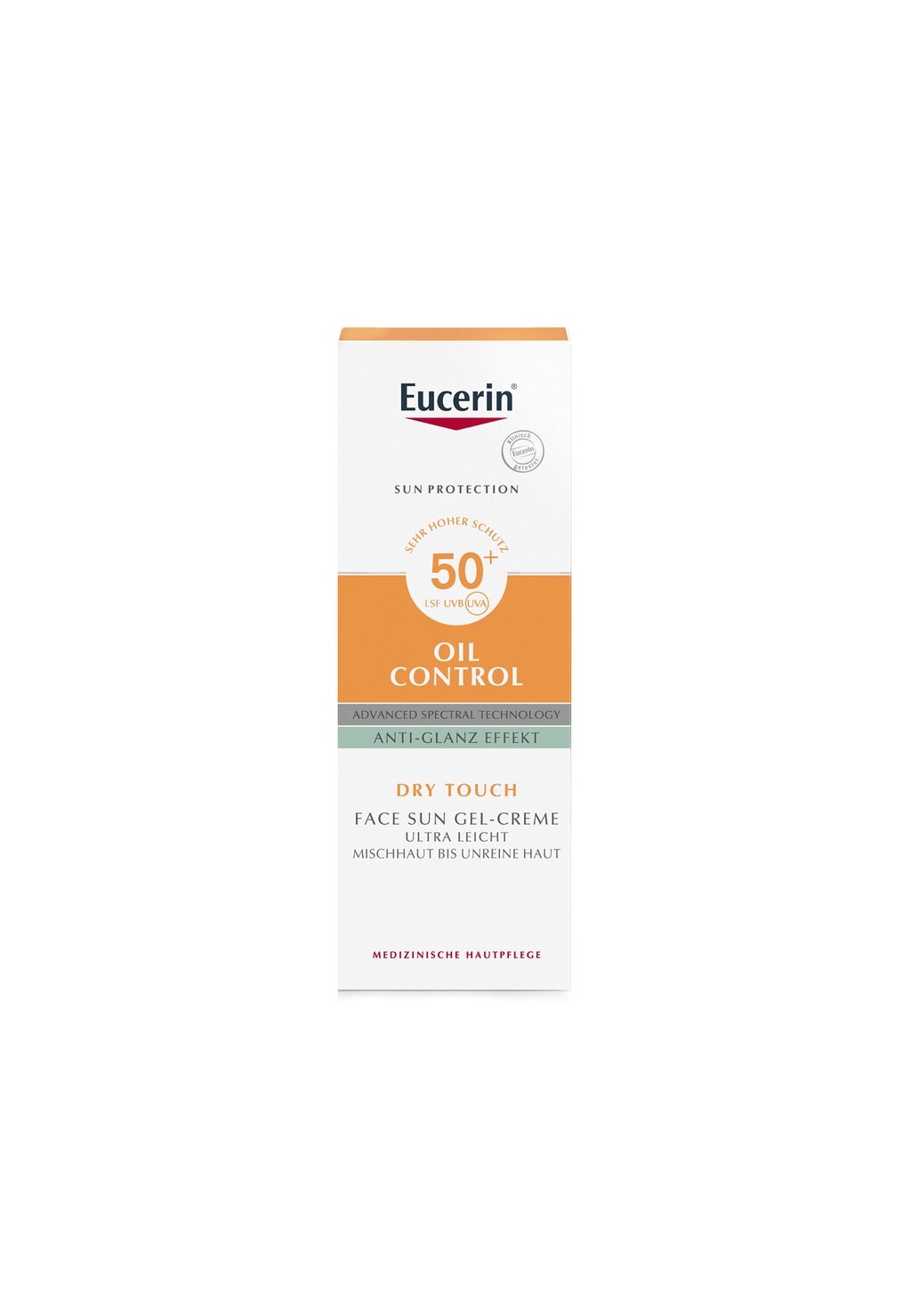 Защита от солнца SONNENCREME SUN GEL-CREME OIL CONTROL LSF 50+, ANTI-GLANZ GESICHTSCREME Eucerin — фото 3