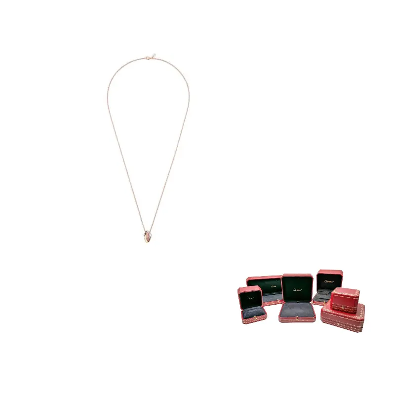 

Cartier Trinity серия 18K золотое ожерелье женское rose gold