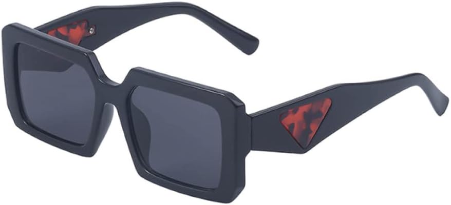 

Модные прямоугольные солнцезащитные очки для женщин, трендовые и стильные солнцезащитные очки для женщин, антибликовые очки для вождения, защита от ультрафиолета UV400 MTZJH, C1 Black