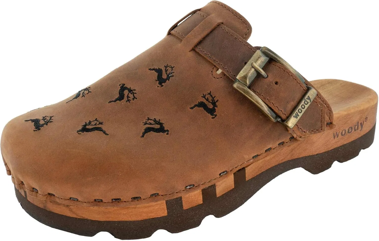 Мужские сабо Roderich от Woody, Tobacco