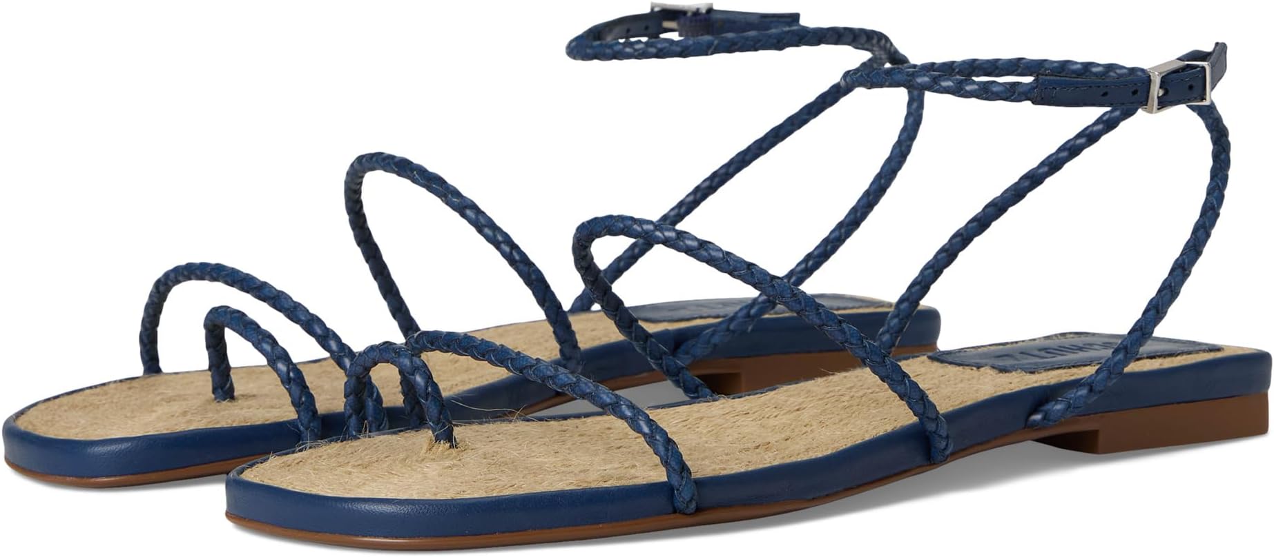 Сандалии Schutz Women's Kaya Straw Flat, Infinite Blue