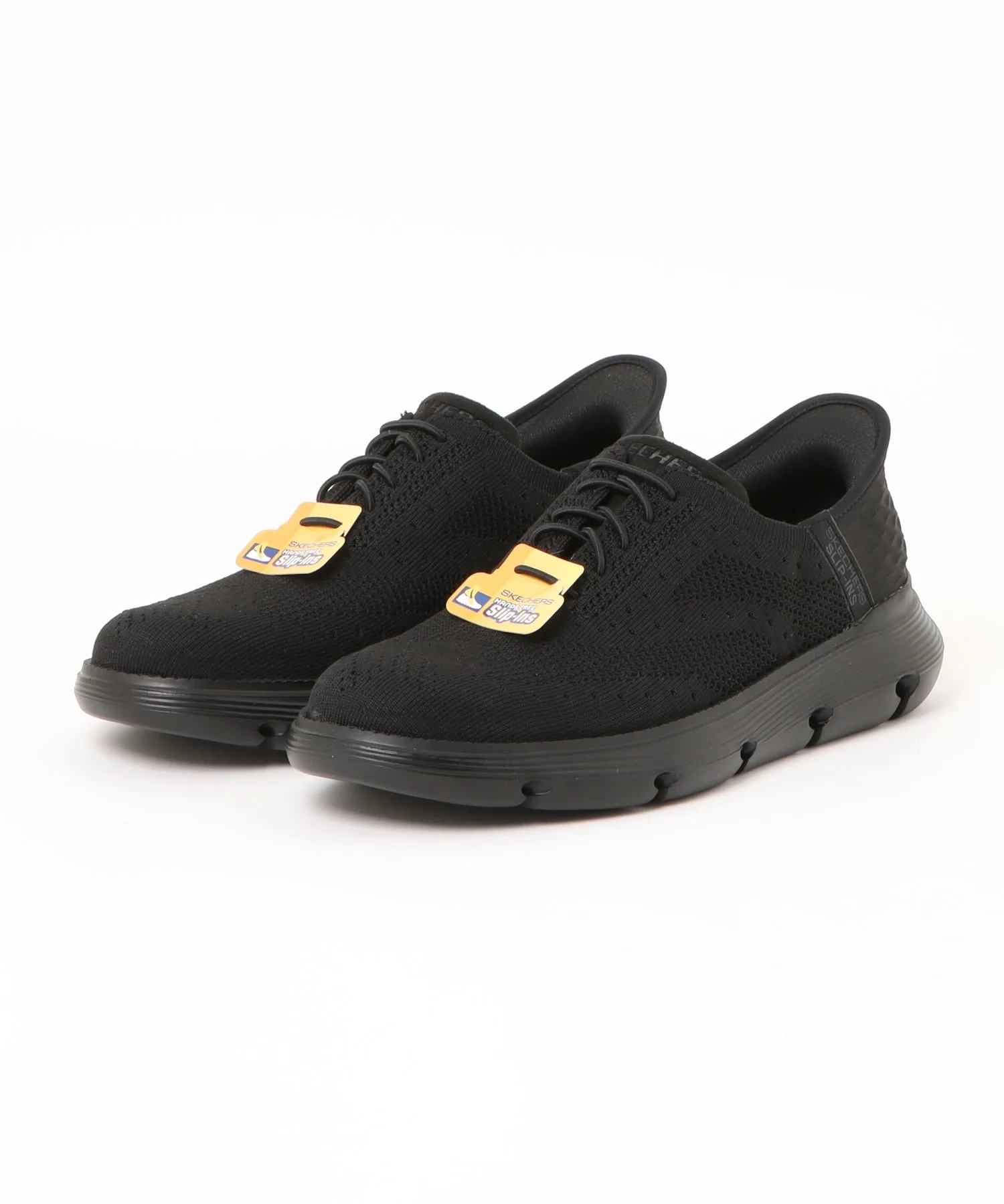 Мужские кроссовки без шнуровки Hands Free Slip-ins GARZA-PALMA SKECHERS черные