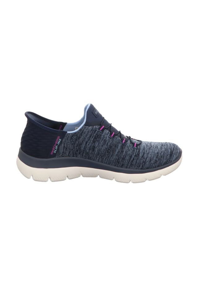 Кроссовки Summit "ослепительная дымка" слипоны Skechers, цвет nvpr navy mesh — фото 3